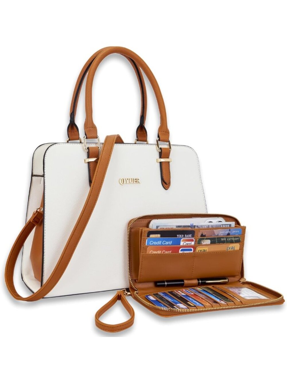 Stylish Satchel Purse & Wallet Set for Women - Versatile Tote Handbag Combo